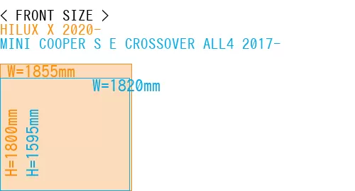 #HILUX X 2020- + MINI COOPER S E CROSSOVER ALL4 2017-
